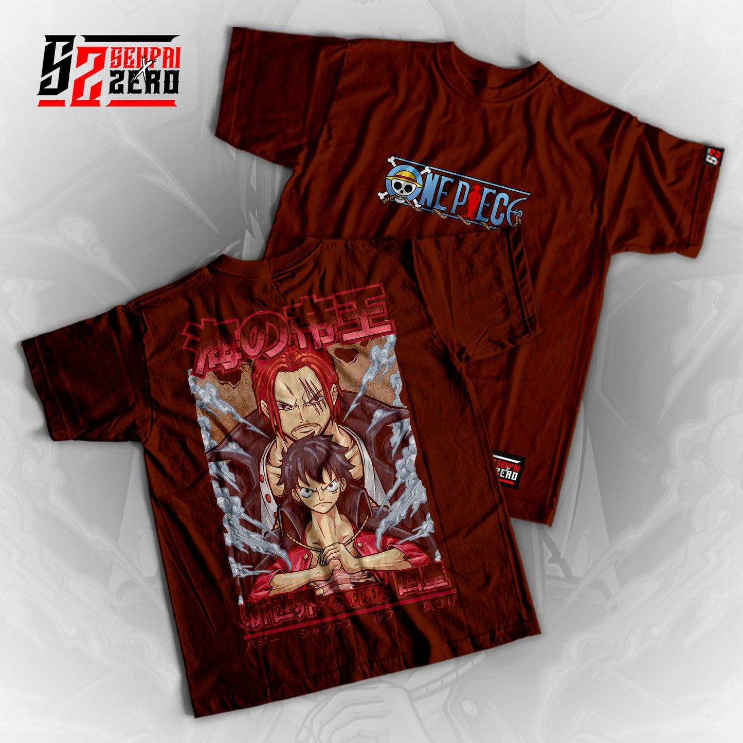 Gear 2 Luffy and Shanks One Piece