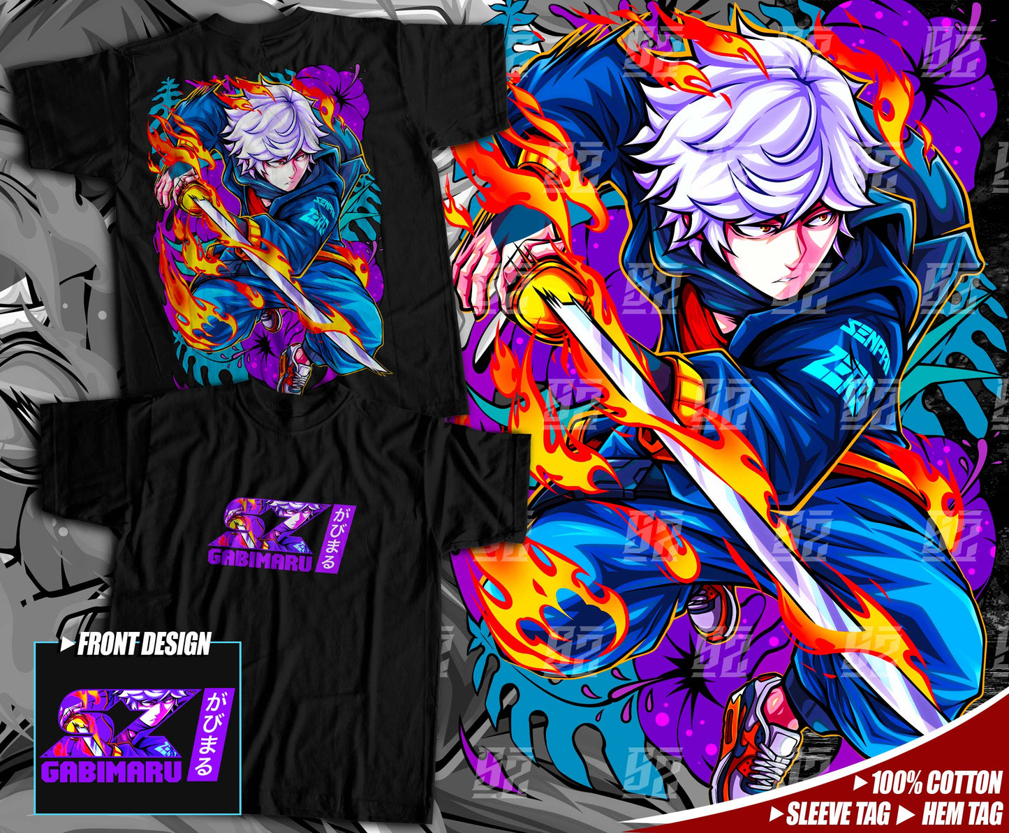 Senpai Zero. - Hells Paradise - Gabimaru Streetwear