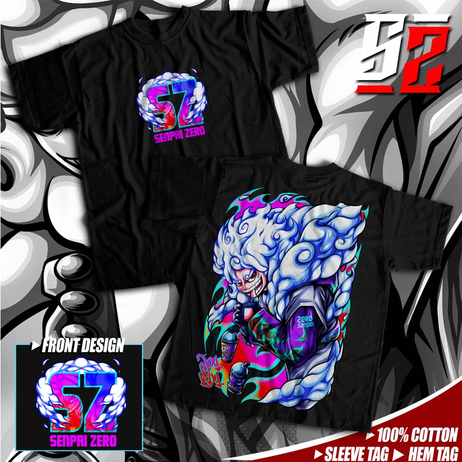 Senpai Zero. - One Piece - Sun God Nika Luffy Streetwear