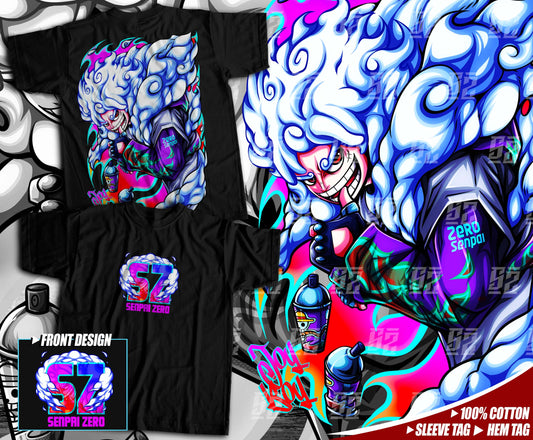 Senpai Zero. - One Piece - Sun God Nika Luffy Streetwear