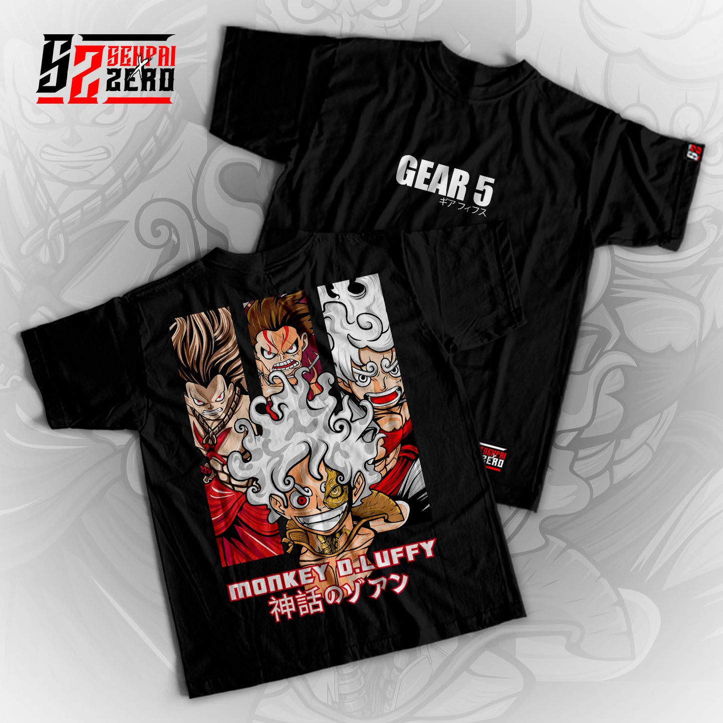 Luffy Gear 5 Anime Shirt by Macoroo - Issuu